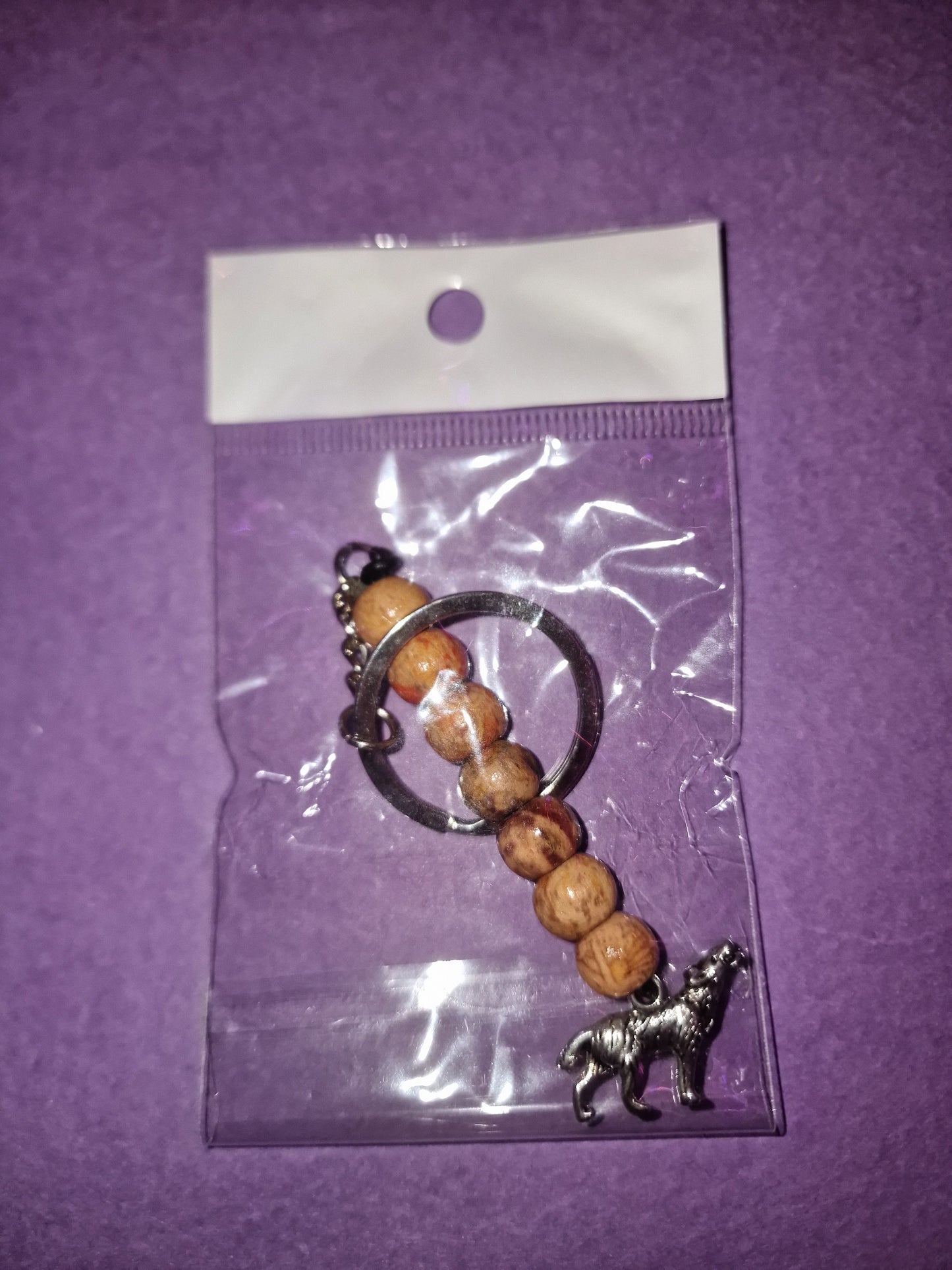 Wolf Keyring (silver)
