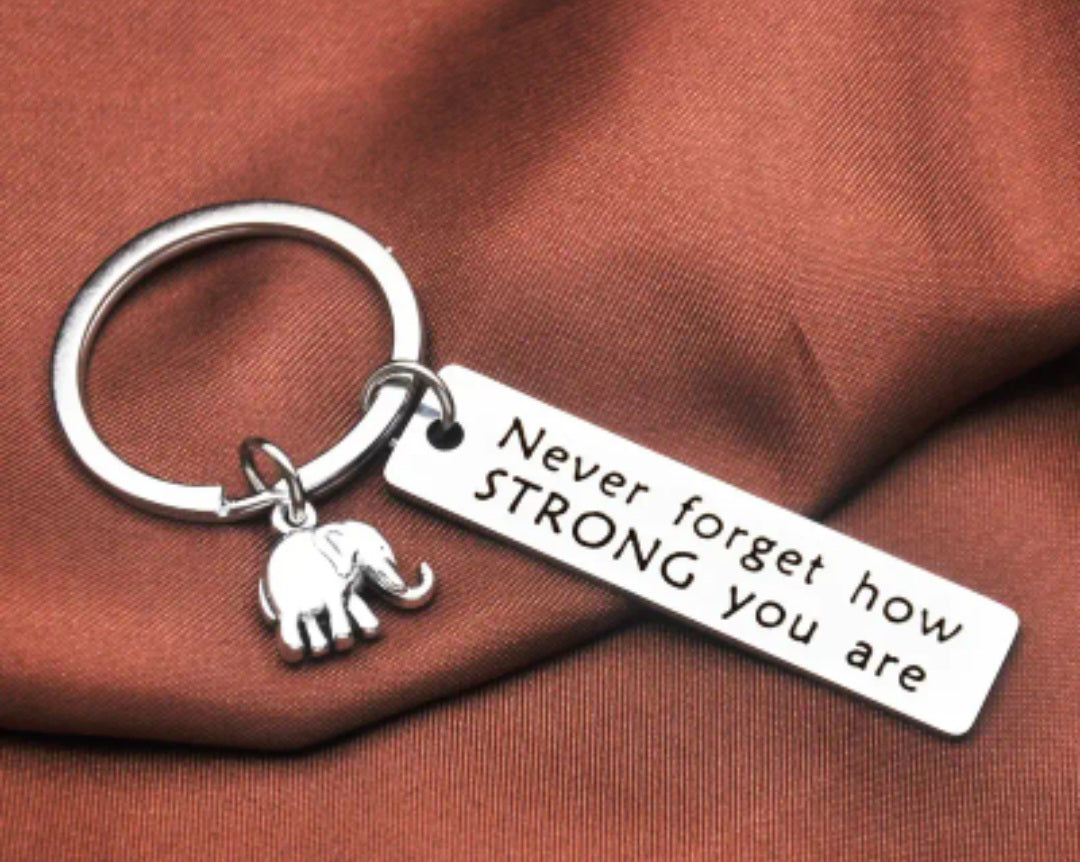 Never Forget Keyring