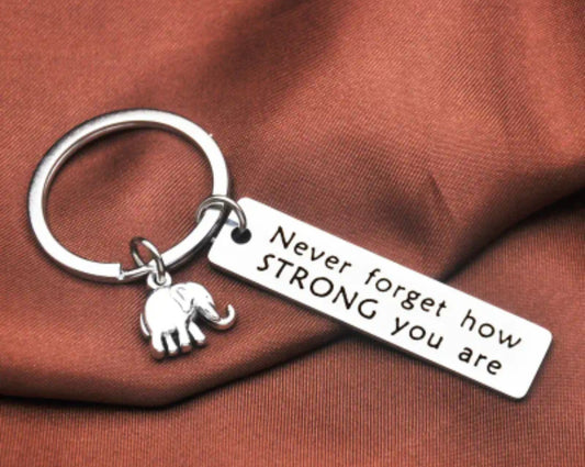 Never Forget Keyring