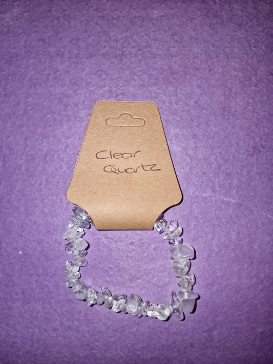 Clear Quartz Crystal Bracelet