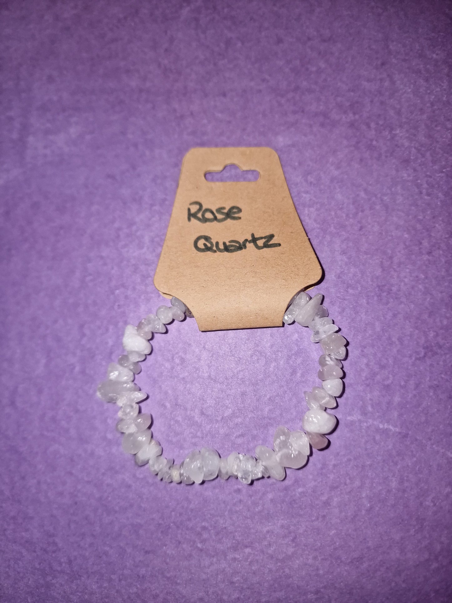 Rose Quartz Crystal Bracelet
