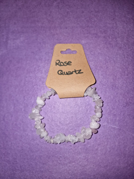 Rose Quartz Crystal Bracelet