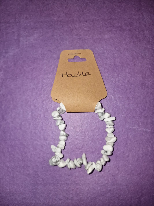 Howlite Crystal Bracelet
