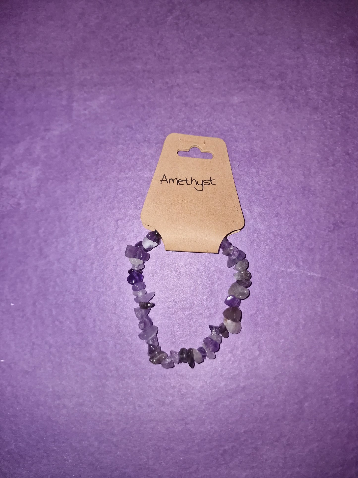 Amethyst Crystal Bracelet