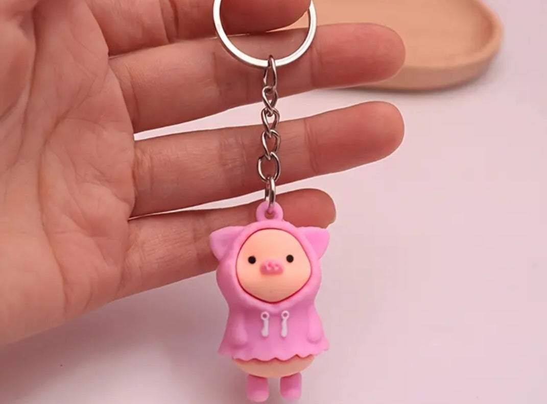 Pig Keyring