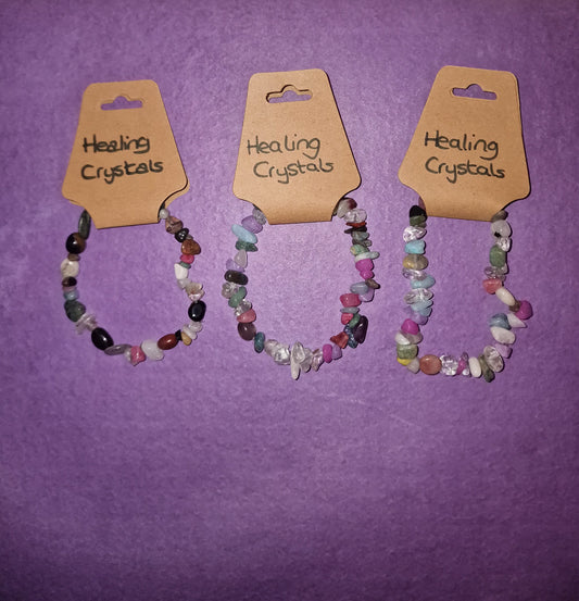 Mixed Healing Crystal Bracelet